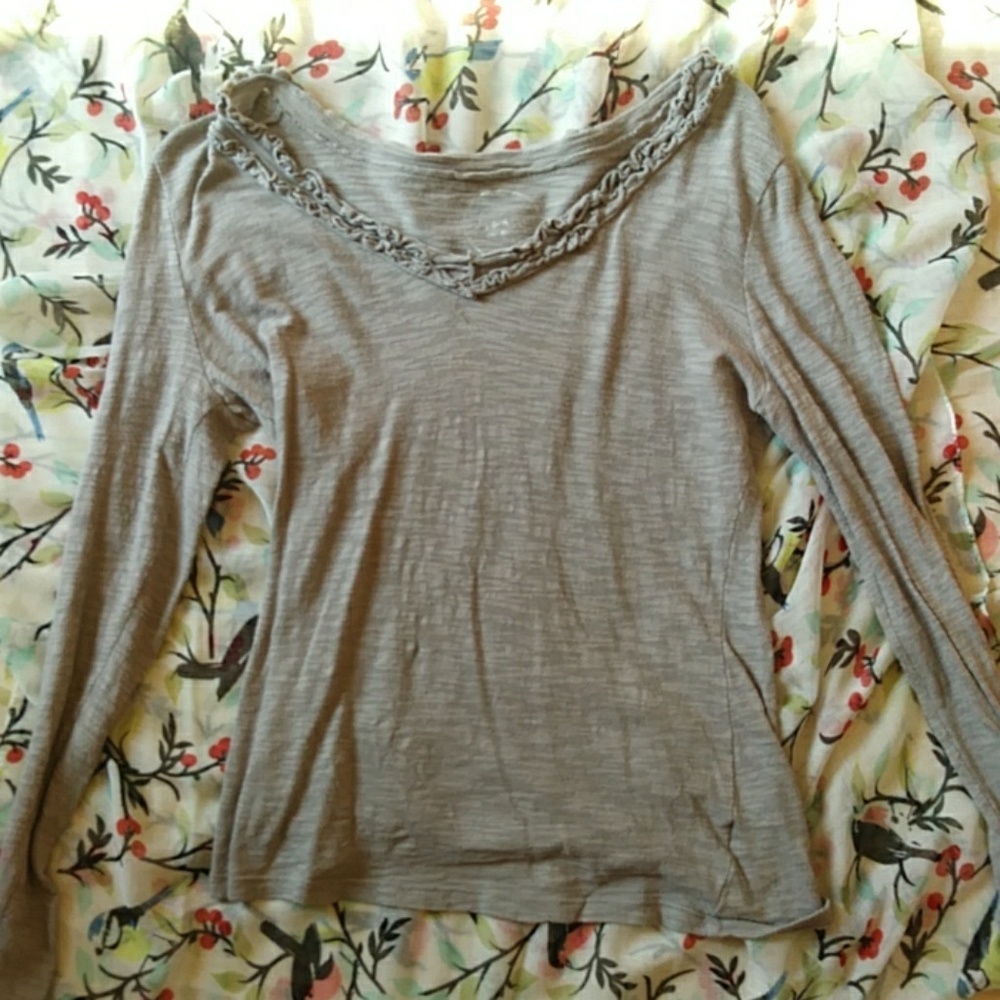 I-n-s Grey Sweater V-Neck (COMFY)